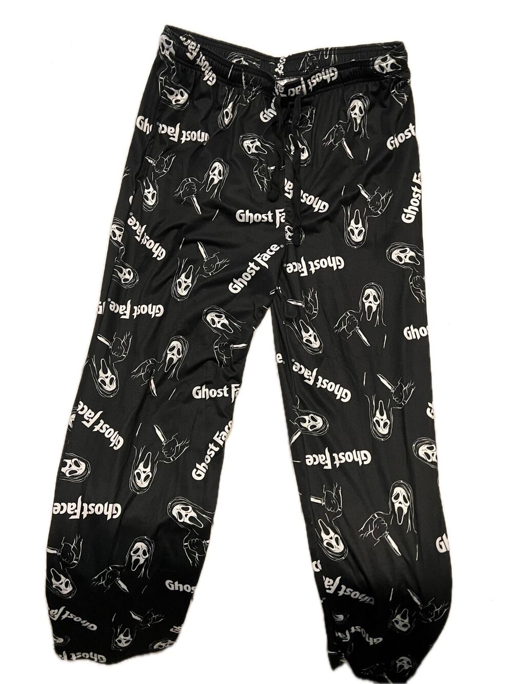 Ghostface Black Sleepwear Pants Mens Large